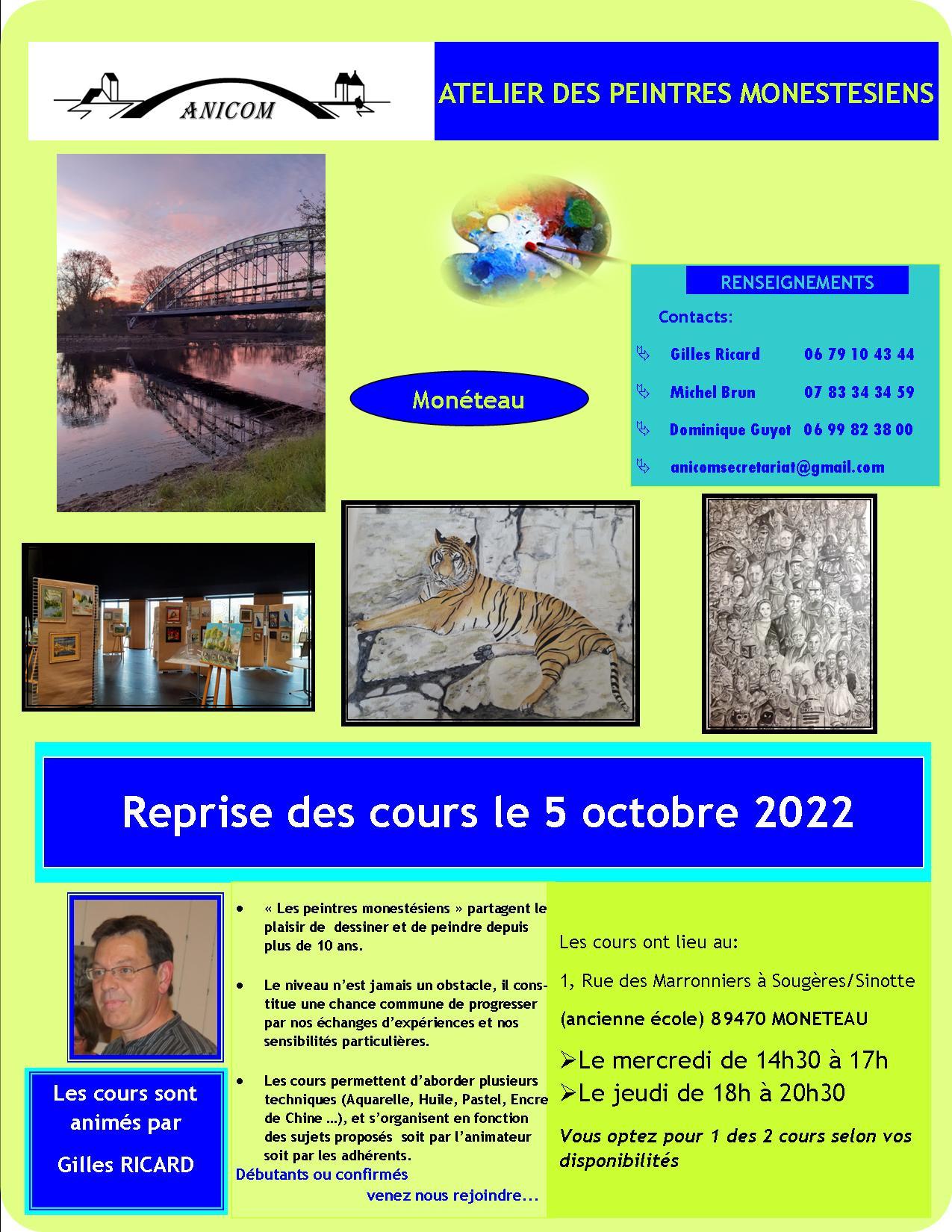 Affiche peinture 2022 2023