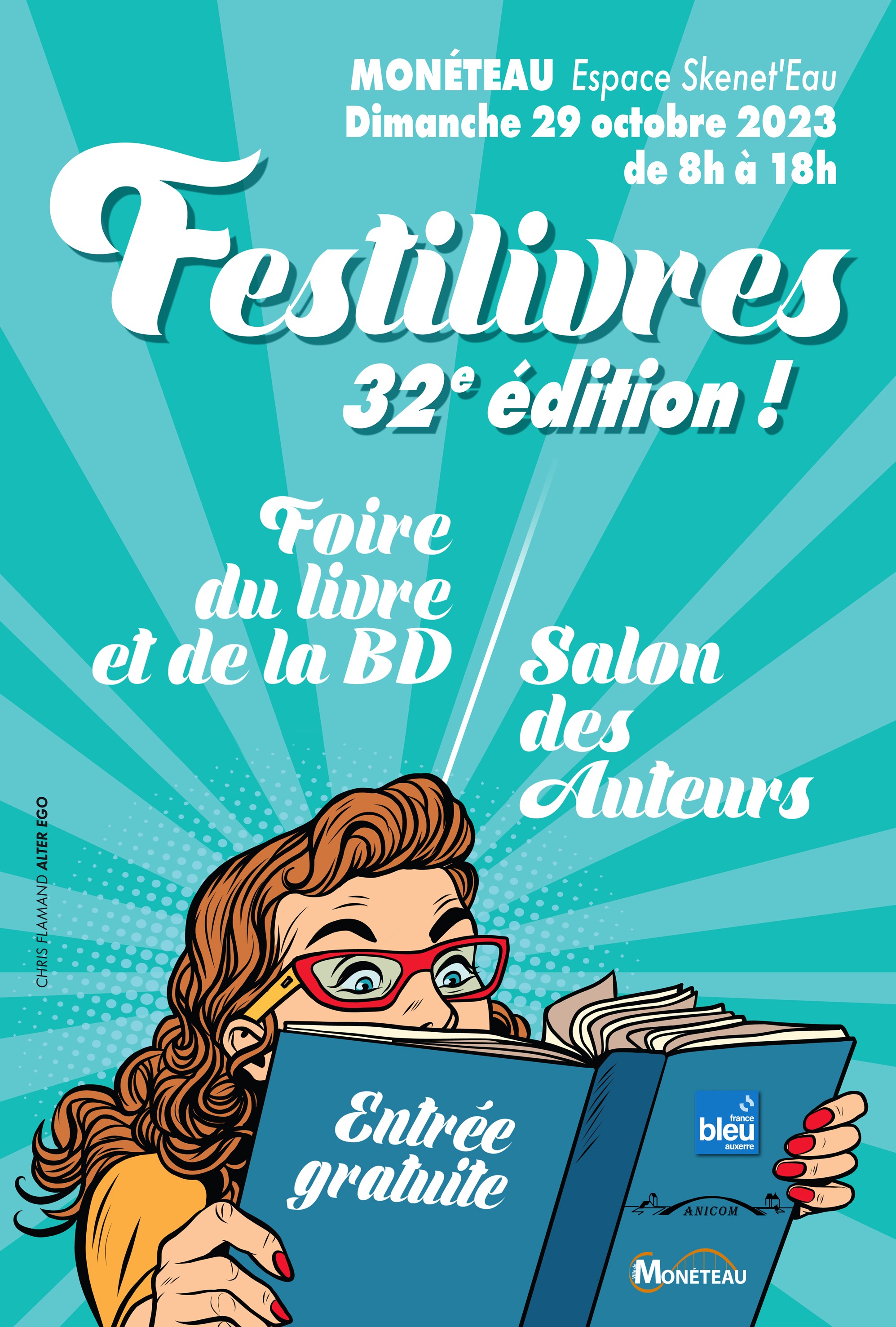 Affiche festilivres 2023